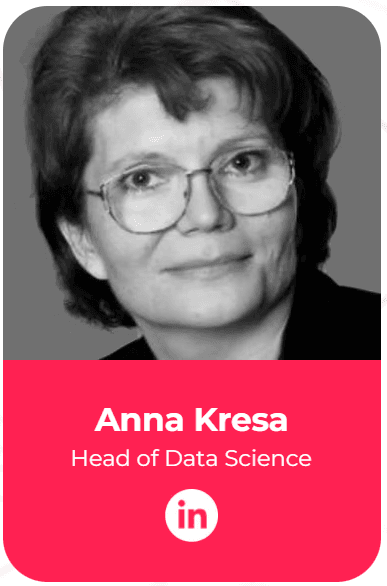 Anna Kresa, Head of Data Science
