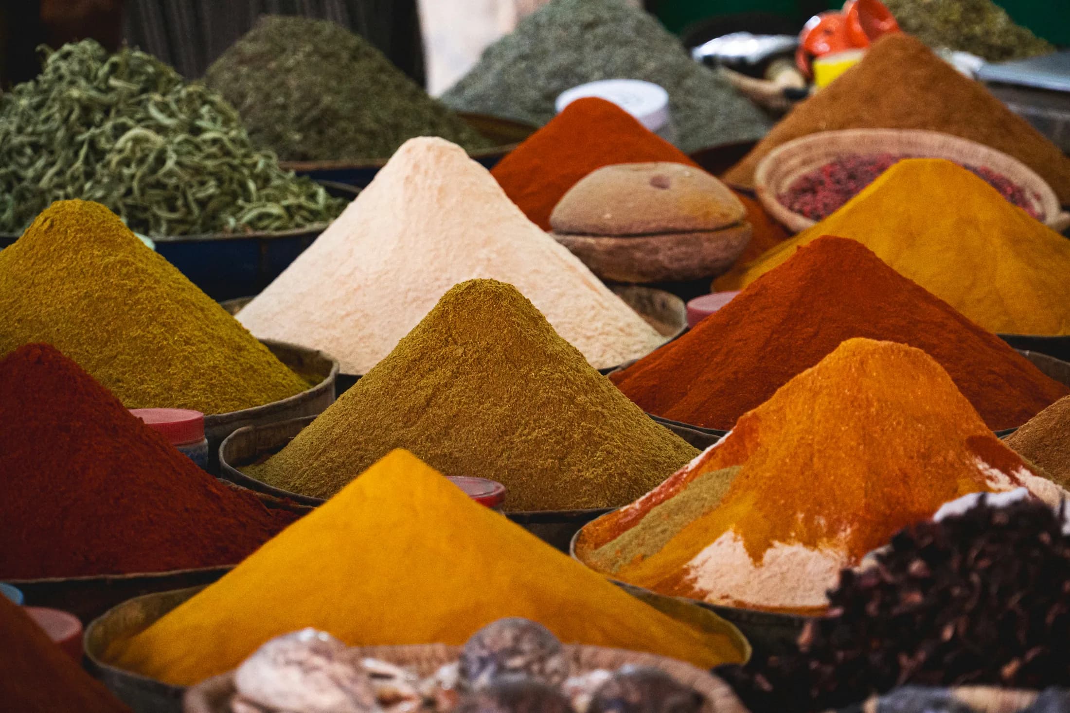 A rich assortment of spices representing the diversity of consumer demand